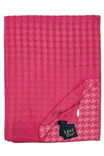 Levidor Jakarlı Şal - Kazayağı - Fuşya