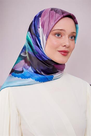 Levidor Kristal Eşarp - 18010 - Mavi