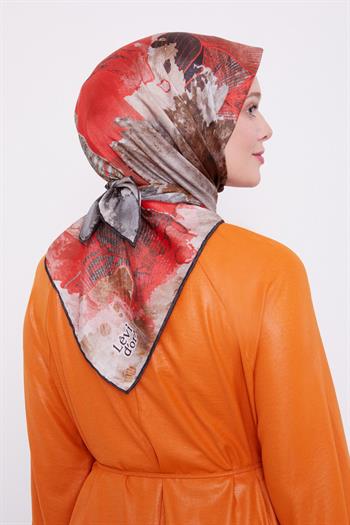 Levidor Kristal Eşarp - 21010 - Kırmızı