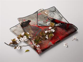 Levidor Kristal Eşarp - 21010 - Kırmızı