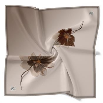 Levidor Kristal Eşarp - 22010 - Koyu Bej