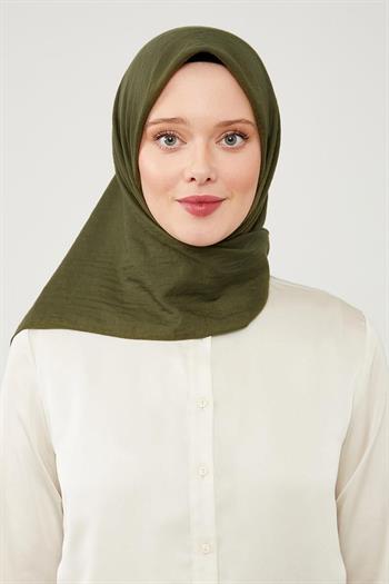 Levidor Lüx Pamuk Caz Eşarp - Haki