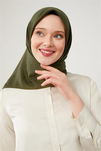 Levidor Lüx Pamuk Caz Eşarp - Haki