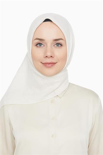 Levidor Lüx Pamuk Caz Eşarp - Kırık Beyaz