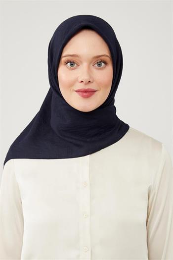 Levidor Lüx Pamuk Caz Eşarp - Lacivert