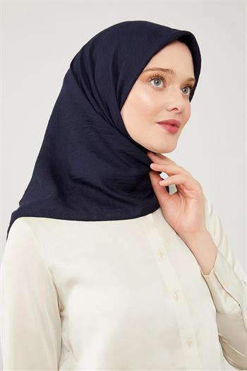 Levidor Lüx Pamuk Caz Eşarp - Lacivert