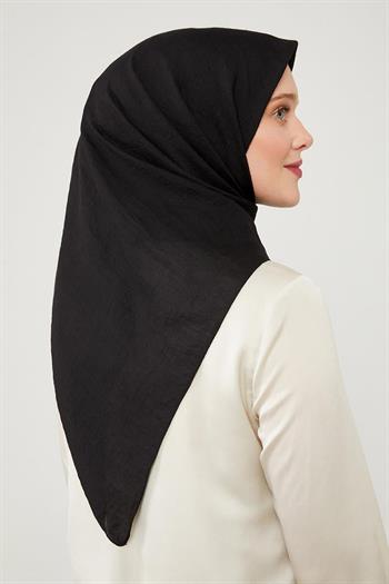 Levidor Lüx Pamuk Caz Eşarp - Siyah