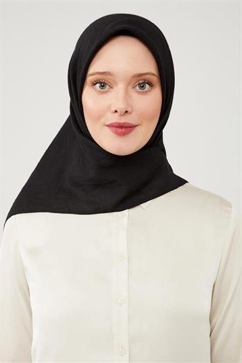 Levidor Lüx Pamuk Caz Eşarp - Siyah