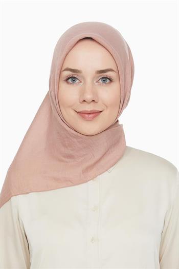 Levidor Lüx Pamuk Caz Eşarp - Soft Pudra
