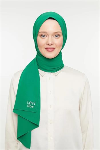 Levidor Medine İpeği Şal - Yeşil