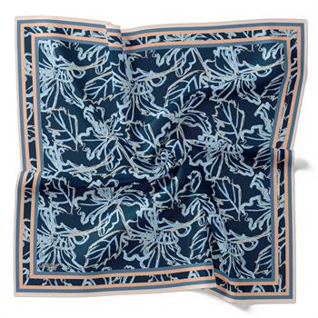 Levidor Pamuklu Sport Eşarp - 0914-09 Lacivert Mavi