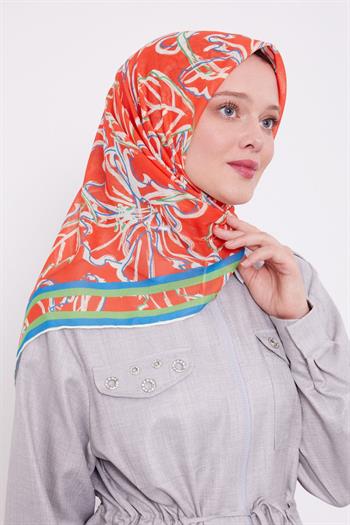 Levidor Pamuklu Sport Eşarp - 0914-10 Mercan