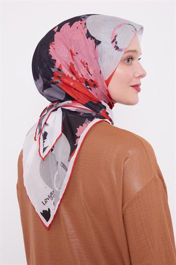 Levidor Pamuklu Sport Eşarp - 0915-08 Bordo