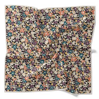 Levidor Pamuklu Sport Eşarp - 7903 Siyah Krem