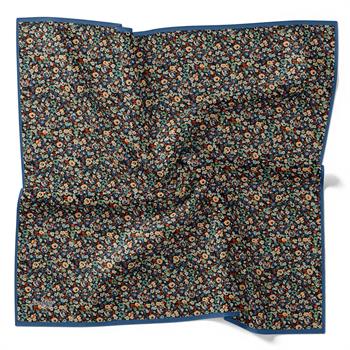 Levidor Pamuklu Sport Eşarp - 8106 Siyah Mavi