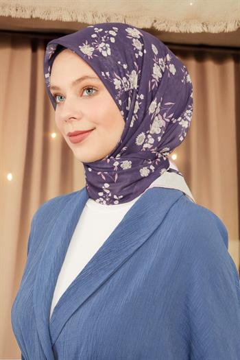 Levidor Pamuklu Sport Eşarp - 90155-01 Mürdüm