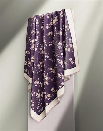 Levidor Pamuklu Sport Eşarp - 90155-01 Mürdüm