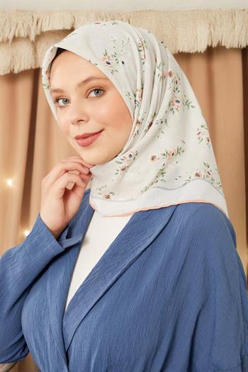 Levidor Pamuklu Sport Eşarp - 90155-02 Krem