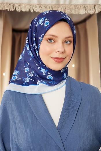 Levidor Pamuklu Sport Eşarp - 90155-03 Lacivert