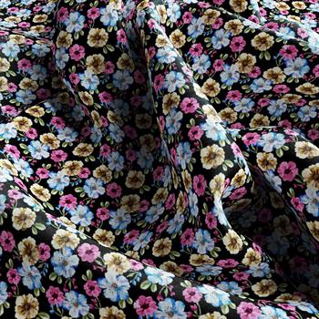 Levidor Pamuklu Sport Eşarp - 90263-09 Siyah Mor