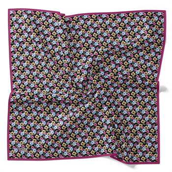 Levidor Pamuklu Sport Eşarp - 90263-09 Siyah Mor