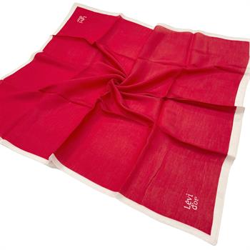 Levidor Prag Eşarp - Kırmızı Ekru