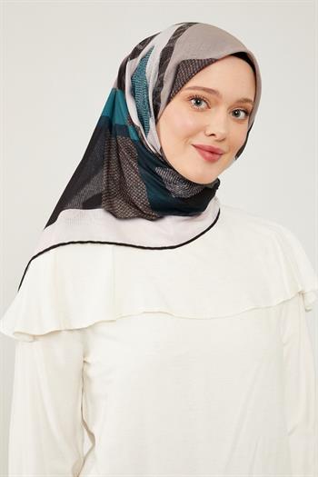 Levidor Soft Pamuk Eşarp - 90038-01 Zümrüt