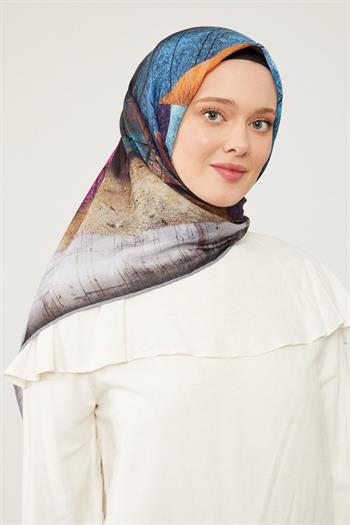 Levidor Soft Pamuk Eşarp - 90039-01 Taş