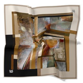 Levidor Soft Pamuk Eşarp - 90041-01 Siyah Bakır