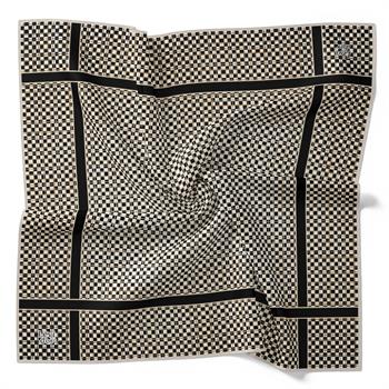 Levidor Soft Pamuk Eşarp - 90042-01 Siyah Krem