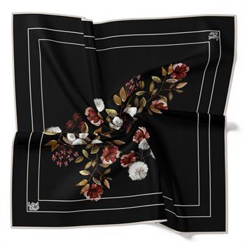 Levidor Soft Pamuk Eşarp - 90043-01 Siyah