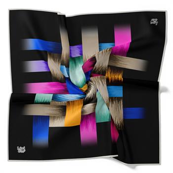 Levidor Soft Pamuk Eşarp - 90050-01 Siyah Saks