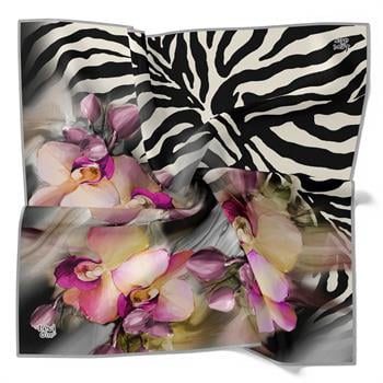 Levidor Soft Pamuk Eşarp - 90051-01 Gri Mor