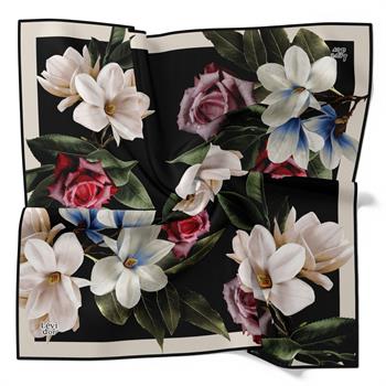 Levidor Soft Pamuk Eşarp - 90055-01 Siyah