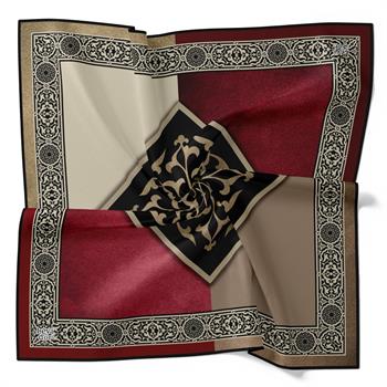 Levidor Soft Pamuk Eşarp - 90056-01 Bordo