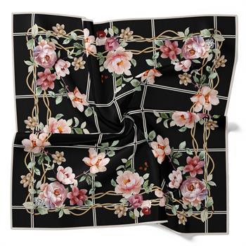 Levidor Soft Pamuk Eşarp - 90057-01 Siyah