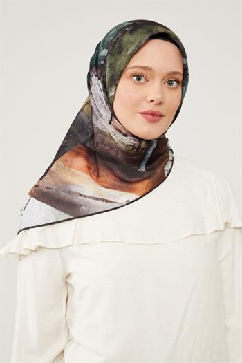 Levidor Soft Pamuk Eşarp - 90063-01 Taş