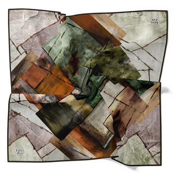 Levidor Soft Pamuk Eşarp - 90063-01 Taş