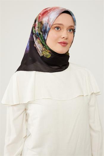 Levidor Soft Pamuk Eşarp - 90065-01 Siyah