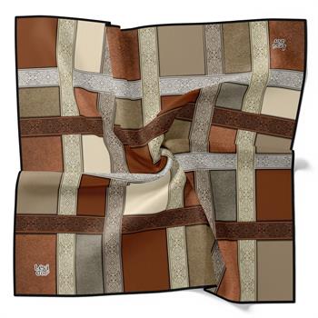 Levidor Soft Pamuk Eşarp - 90068-01 Kiremit