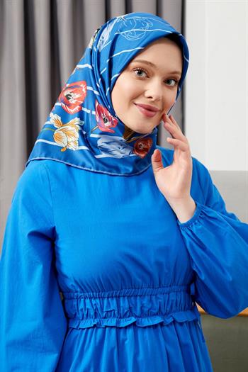 Levidor Trend Eşarp - 17566 - Kot Mavi