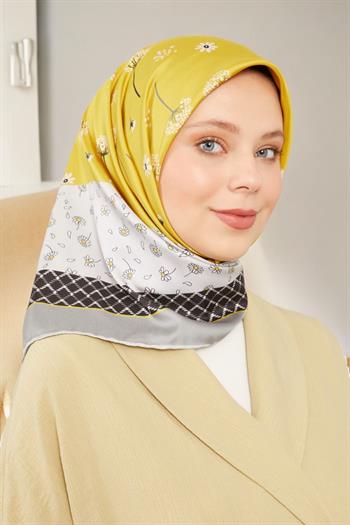 Levidor Trend Eşarp - 17760-09 Sarı Gri