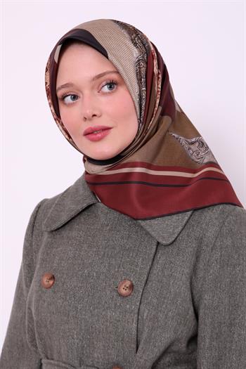 Levidor Trend Eşarp - 18978-08 Bordo