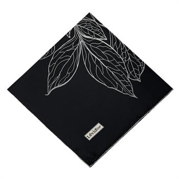 Levidor Twill İpek Eşarp - 2047 - Siyah Gri