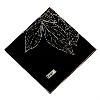 Levidor Twill İpek Eşarp - 2047 - Siyah Vizon 