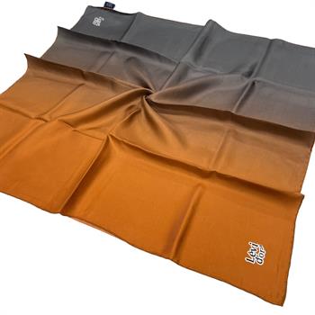 Levidor Twill İpek Eşarp - Degrade - Bakır Füme