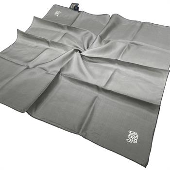 Levidor Twill İpek Eşarp - Degrade - Füme Gri