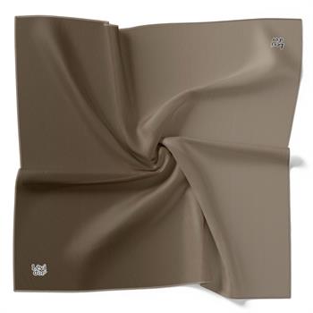 Levidor Twill İpek Eşarp - Degrade - Vizon Taş