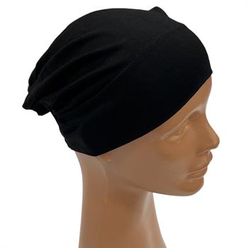 Likralı Geçme Bone - Siyah