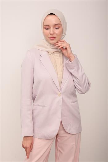 Miray Düz Pamuk Eşarp - Kemik Rengi